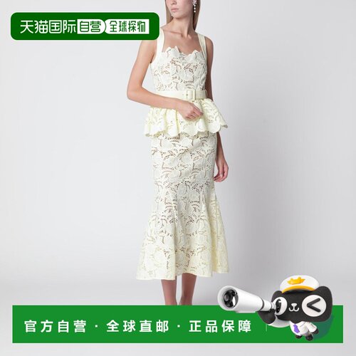 香港直邮SELF-PORTRAIT 女士连衣裙 PF26104MPLY AW2026 黄色吊带