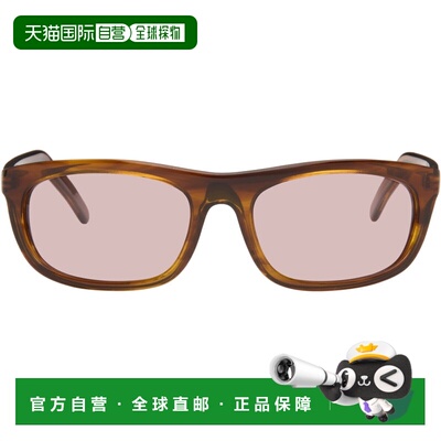 1h可退 香港直邮Our Legacy 男士 棕色 Shelter 太阳镜 A2268STOS