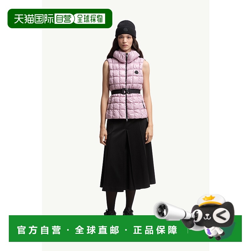欧洲直邮MONCLER (2025) Emilion 方形绗缝无袖羽绒服