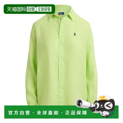 欧洲直邮polo ralph lauren 女士 衬衫长袖亚麻
