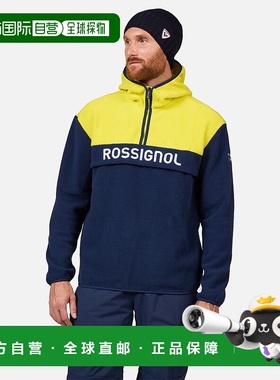 自营欧洲直邮ROSSIGNOL Alltrack男式半拉链抓绒衣羊毛卫衣上衣