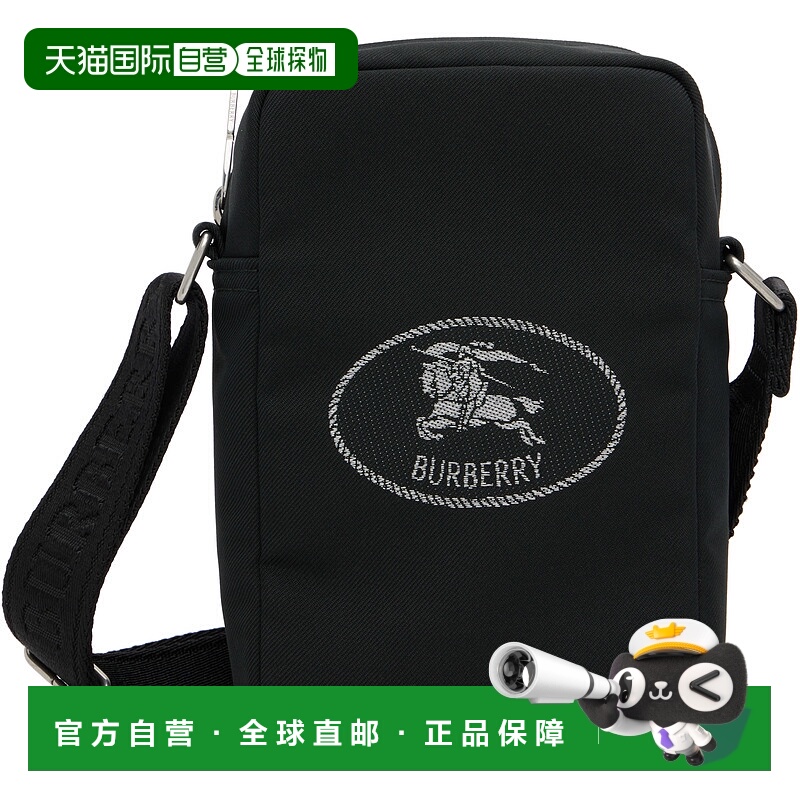 1h可退 香港直邮Burberry 巴宝莉 男士 黑色 Orkney 手机包 81114