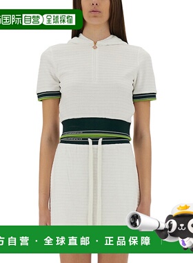 香港直邮Casablanca 女士 短款网球衬衫 WS25JTP35401WHITE