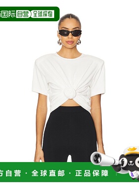 1h可退 香港直邮magda butrym 女士 T恤 181425 white白色 舒适时