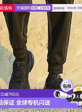 自营欧洲直邮SALOMON 23新款SPEED C6系列男士黑色纺织越野运动鞋