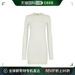 女士 圆领连衣裙 芬迪 香港直邮Fendi FZDB85AQ41