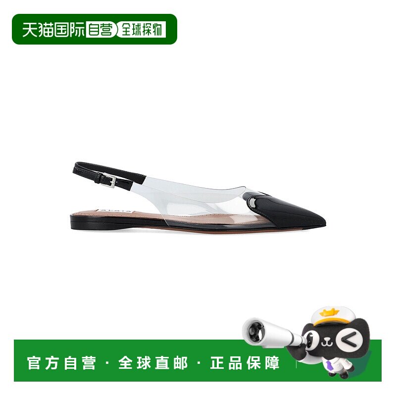 香港直邮Alaia 女士 抽跟心形平底鞋 AA3E047CK150牛皮单鞋拖鞋