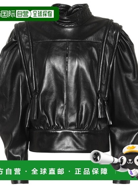 1h可退 香港直邮Isabel Marant 伊莎贝尔 玛兰 女士 Lars 皮革衫