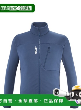 自营欧洲直邮Millet觅乐 SENECA男士抓绒衣 深蓝色夹克