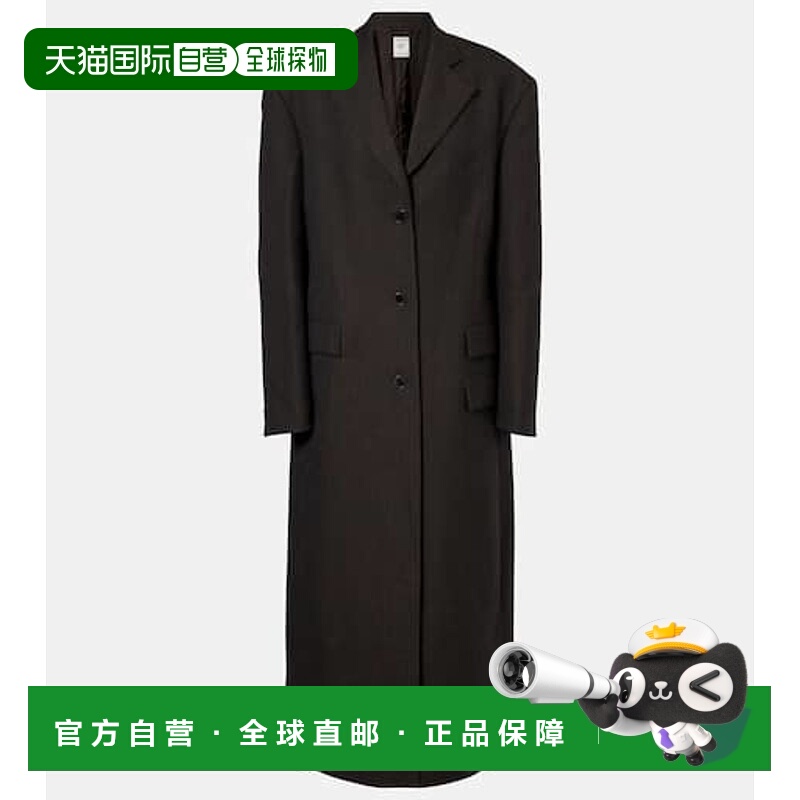 1h可退 香港直邮Calvin Klein Collection 女士 Brooke 羊毛大衣