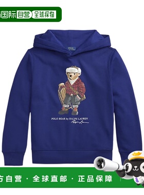 1h可退 香港直邮Polo Ralph Lauren POLO 熊印花棉混纺卫衣 32298