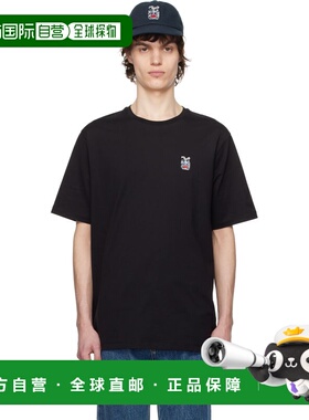 1h可退 香港直邮Bally 巴利 男士 黑色 Crest T恤 MJE09DCO018