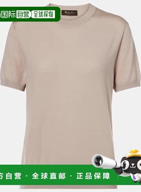 香港直邮Loro Piana 诺悠翩雅 女士 Sottile 羊毛真丝羊绒毛衣