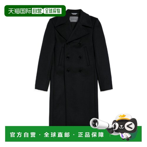 1h可退 香港直邮BALENCIAGA 男士大衣 A001XJTUU361000 AW2026 黑