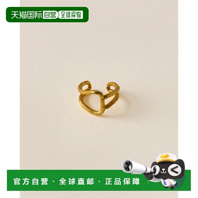 自营欧洲直邮Sessun思溯 Zuri Cuff 黄铜耳骨夹耳环耳夹配饰金色