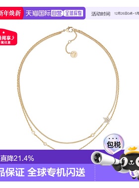 1h可退 自营欧洲直邮DIOR迪奥女士项链双链条 迪丽热巴同款
