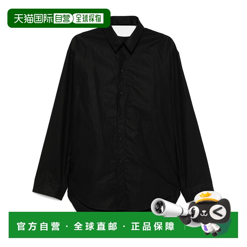 1h可退 香港直邮Balenciaga 巴黎世家 女士 挂脖衬衫连衣裙 80904