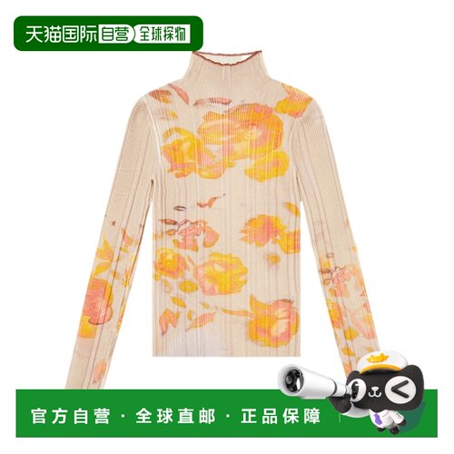 香港直邮DIESEL 女士针织衫 A230910QMCM3EFA AW2026 花色 印花羊