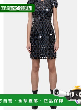 1h可退 香港直邮Rabanne 女士 pastilles sprakle 短礼服 24siro0