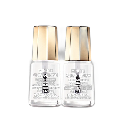 欧洲直邮Mavala透明色指甲油5ml*2瓶装 光泽 快速变干正品