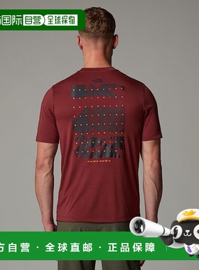 自营欧洲直邮北面男士 Foundation Mountain Faces T恤TheNorthFa