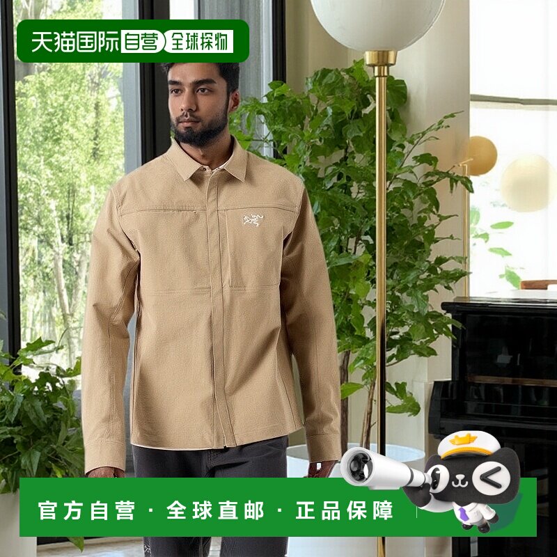 自营1h可退 欧洲直邮ARCTERYX始祖鸟CRONIN COTTON外套式衬衫 男
