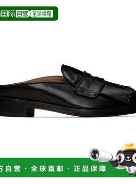 1h可退 香港直邮Thom Browne 汤姆 布朗 男士 黑色 Kilt 穆勒鞋 M