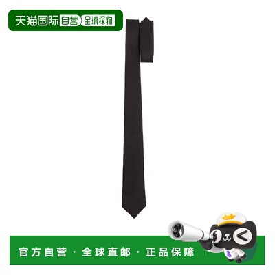 香港直邮VALENTINO 男士领带 YEV194SVM0NO SS2026 黑色 尖头领带