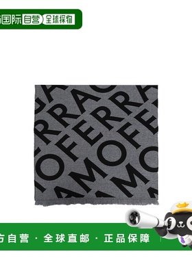 香港直邮Salvatore Ferragamo 斜纹围巾 520128时尚高级感 正品