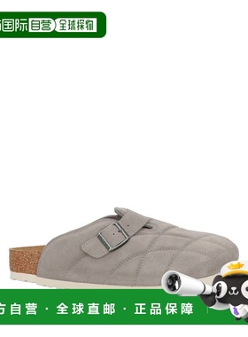 1h可退 香港直邮birkenstock 勃肯 男士 Mules 木屐 grey灰色 舒