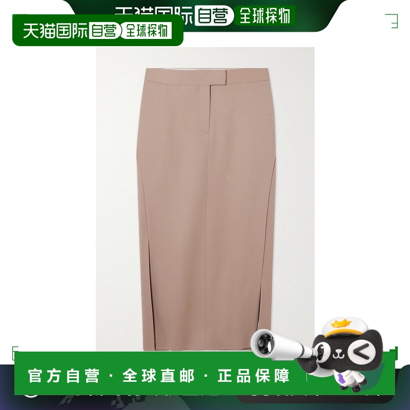 1h可退 香港直邮The Attico 女士 羊毛中长半身裙 241WCS186198