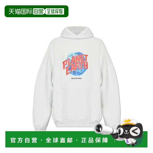 1h可退 香港直邮Balenciaga 巴黎世家 男士 Planet Earth连帽衫 8