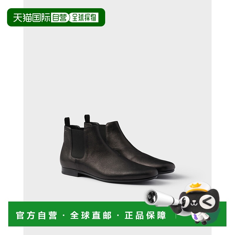 欧洲直邮PRADA (2025新品) 皮革切尔西靴
