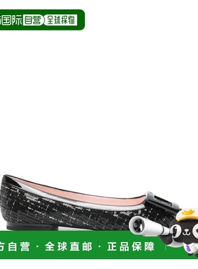 香港直邮ROGER VIVIER 罗杰 维维亚 女士 黑色平底鞋 RVW57537410
