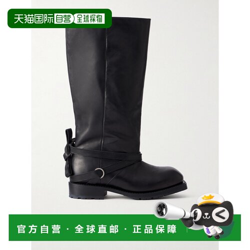 香港直邮Our Legacy 女士 Engine 高筒缠带装饰皮质及膝靴子 A425