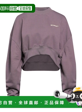 香港直邮off-white 女士 卫衣 purple紫色 舒适时尚
