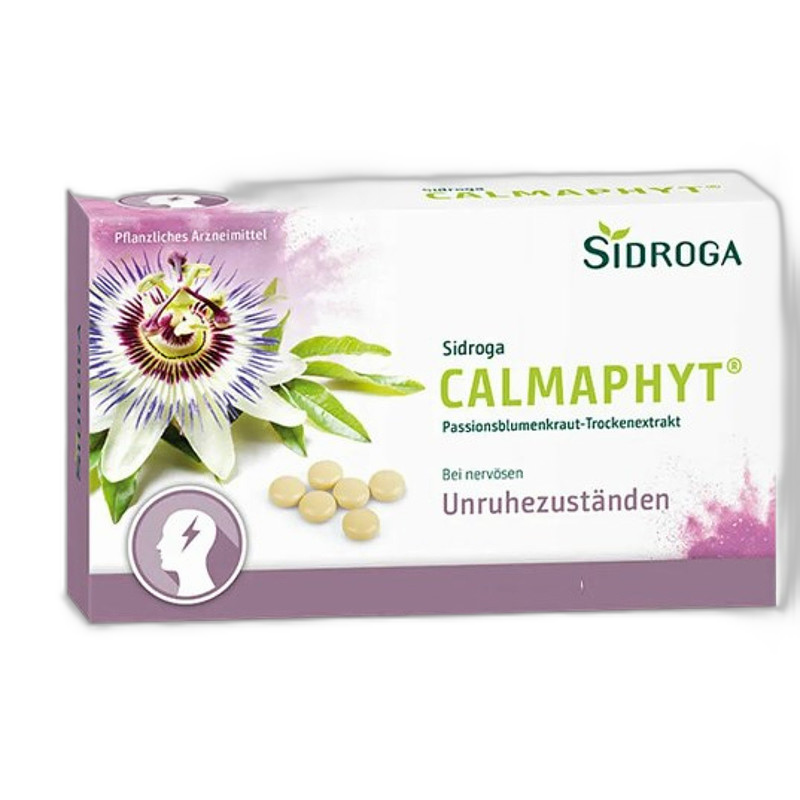 欧洲直邮Sidroga抗焦虑烦躁不安西番莲草片40粒