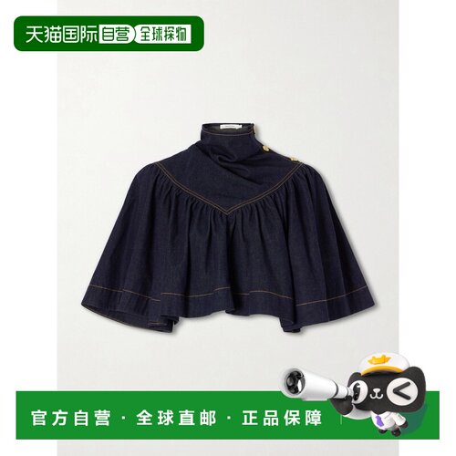 香港直邮ZIMMERMANN 女士 披肩式牛仔上衣 9445TF26R