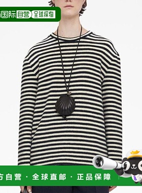 香港直邮Jil Sander 圆领长袖针织衫 J40NH0008J20077条纹