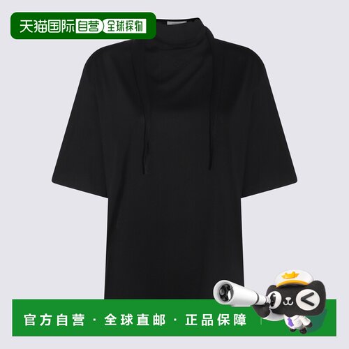 香港直邮LEMAIRE 女士POLO衫 TO1384LJ1018BK999 SS支付后1h可退