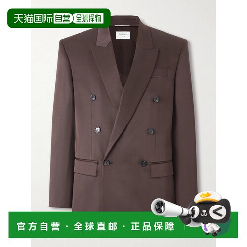1h可退 Saint Laurent 圣罗兰 男士 双排扣长袖夹克 854418Y4K19