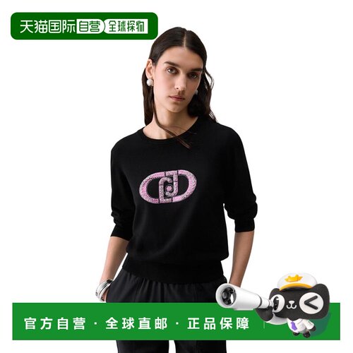 欧洲直邮LIU JO 女士针织衫 TF6261MS63LL9312 AW2026 黑色 SWEAT