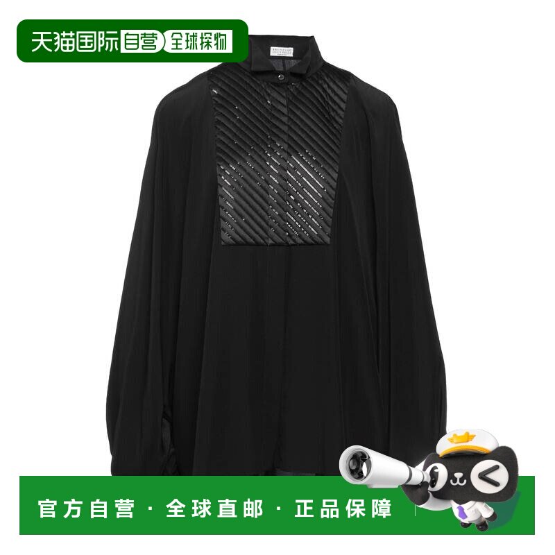 香港直邮Brunello Cucinelli 布内罗 古奇拉利 女士 Blouses 真丝