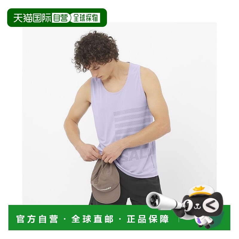 欧洲直邮Salomon萨洛蒙 SENSE AERO GRAPHIC系列男士深蓝/深灰涤