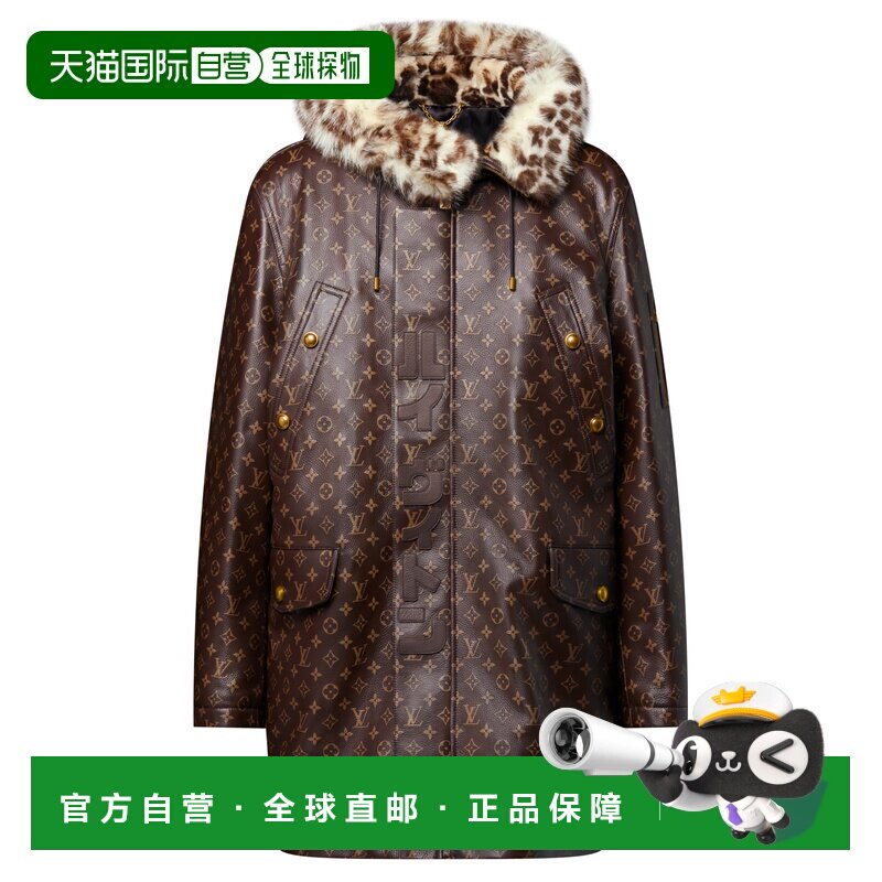自营1h可退 欧洲直邮LV路易威登 Monogram系列男士深棕色小牛皮老