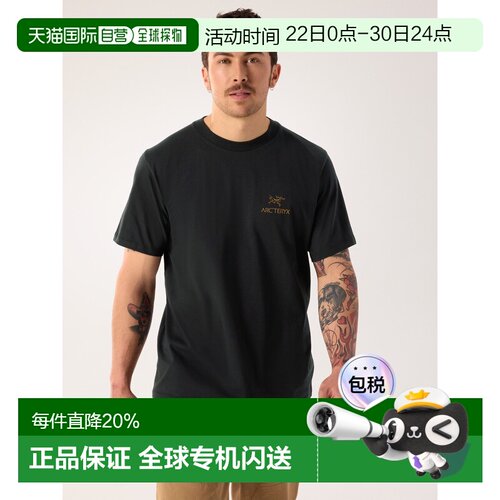 Arc'teryx始祖鸟 KRAGG SL棉质鸟标短袖衬衫 男装户外