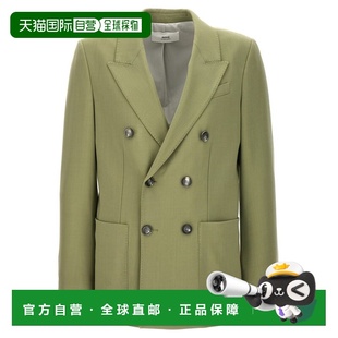 香港直邮Ami 外套 Paris 双排扣羊毛西装 HBV207VI000 男士 1h可退