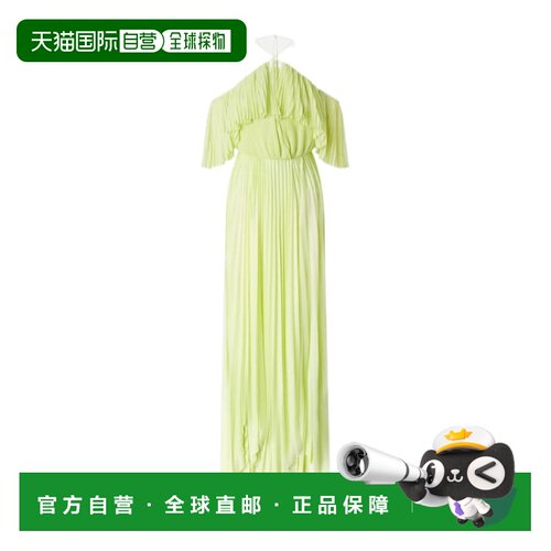 1h可退 香港直邮PINKO 女士连衣裙 104983A2DMS19 SS2025 绿色 PI