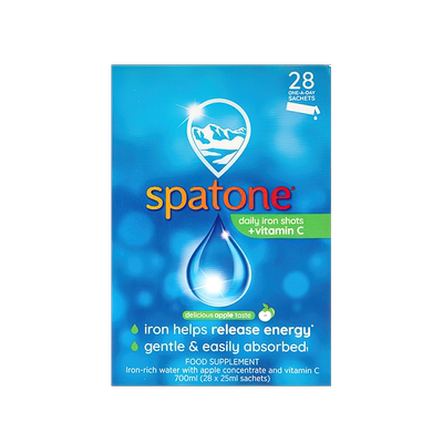 欧洲直邮Spatone斯帕通补铁补血剂泉水提取易吸收少便秘28包1盒