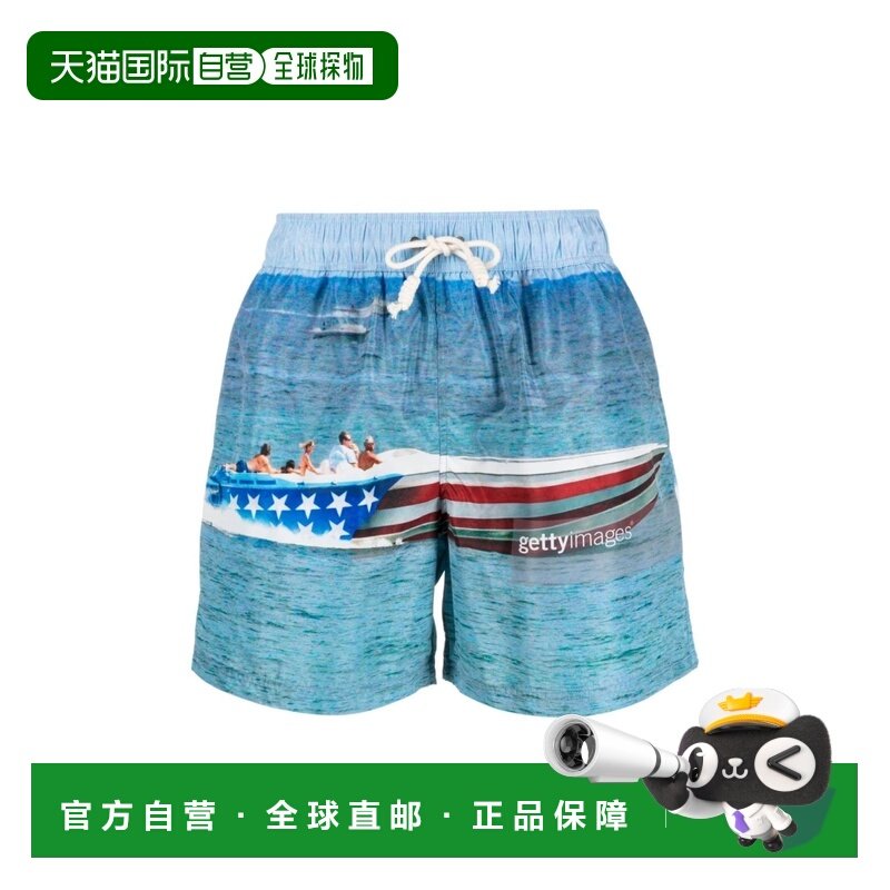 1h可退 香港直邮Palm Angels 棕榈天使 男士 GETTY SPEEDYBOAT 徽,运动/瑜伽/健身/球迷用品,沙滩裤,淘宝优惠券,粉丝福利购,淘宝优惠卷